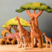 BumbuToys Large Handcrafted Wooden Acacia Tree for Small World Play from Australia