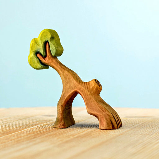 BumbuToys Handcrafted Hollow Tree for Small World Play from Australia