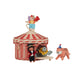 OEKBAS-CIR-RE Circus Tent Basket - Red &  Straw