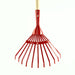 High Quality Gardening Tool for Children Gluckskafer Red Metal & Wood Leaf Rake 97cm from Australia