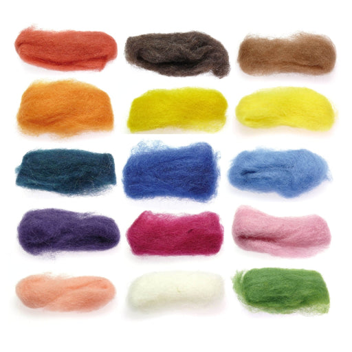 Gluckskafer Plant Dyed Wool Fleece - 25g Single Colours