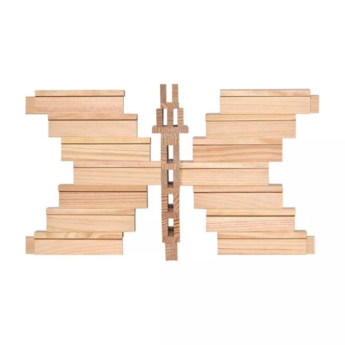 Kapla Wooden Building Planks 100 Natural Set from Australia