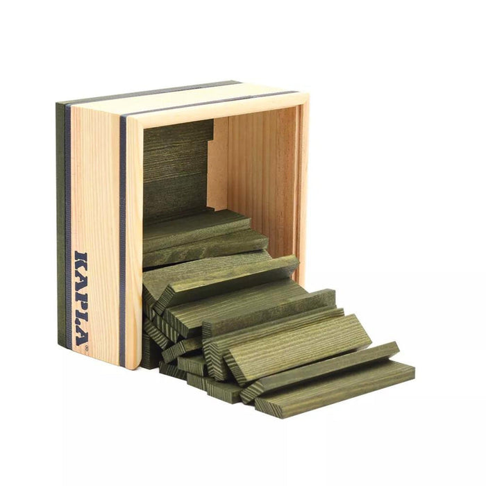 Kapla Wooden Building Planks 40 Green Set from Australia