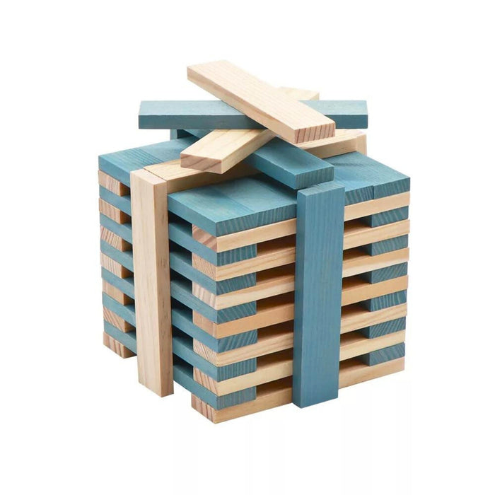 Kapla Wooden Building Planks 40 Light Blue Set from Australia