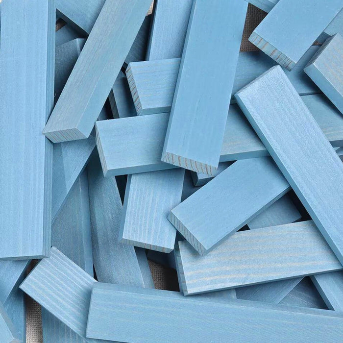 Kapla Wooden Building Planks 40 Light Blue Set from Australia