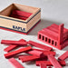 Kapla Wooden Building Planks 40 Red Set from Australia