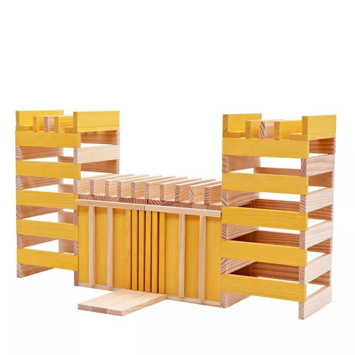 Kapla Wooden Building Planks 40 Yellow Set from Australia