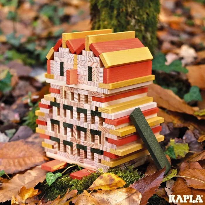 Kapla Challenge Wooden Building Planks 200 Autumn Set Box from Australia