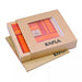 KAPLA Blocks Building Planks & Art Book 40 Two Colours Red & Orange Set from Australia