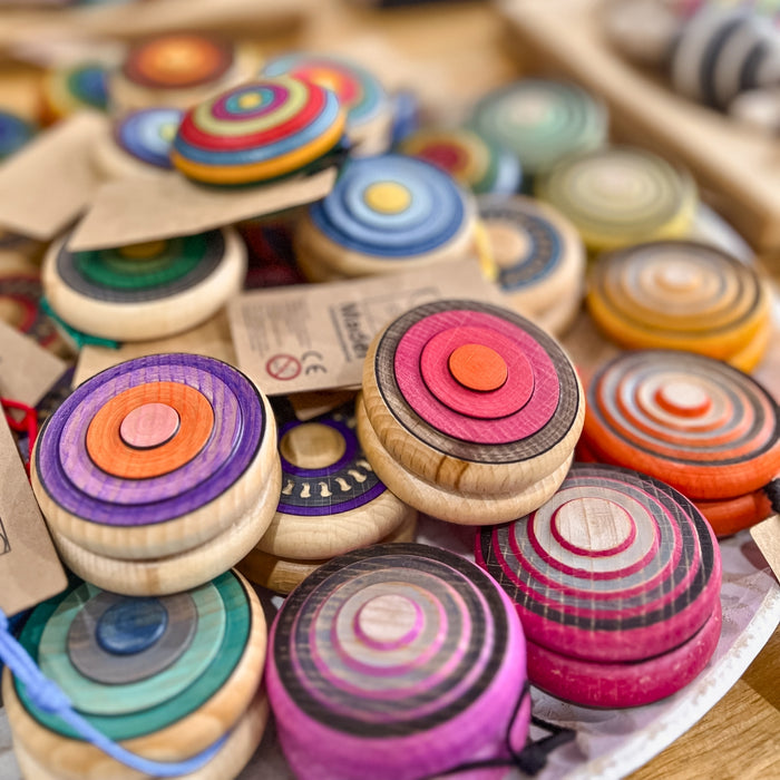 Mader Grey and Harlequin Yoyos from Australia