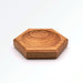 Mader Wooden Plate for Spinning Tops Hexagonal, Oak 8cm from Australia