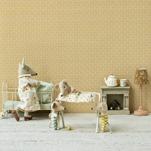 Maileg Miniature Mice Family In Bedroom with Furniture and Accessories from Australia