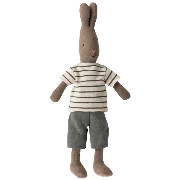 Maileg Rabbit Size 2 in Brown Shirt and Pants (2024)