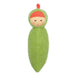 NC-905047 Nanchen Baby Rattle - Fruit & Veggie Doll Pea