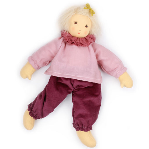 Nanchen Natur Steiner Dress Up Doll White Hair & Clothes Set from Australia