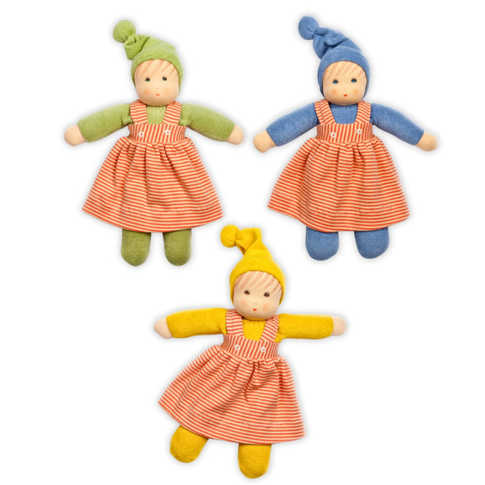 Nanchen Waldorf Doll - Striped Dress