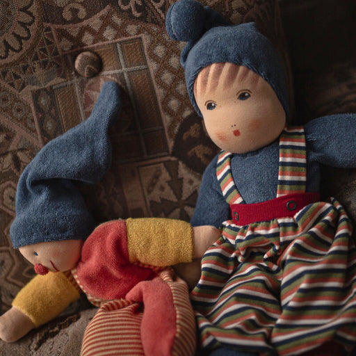 Nanchen Waldorf Doll in Striped Jumpsuit from Australia