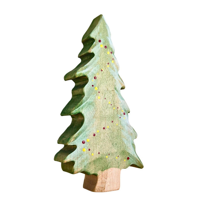 NOM Handcrafted Christmas Tree Wooden Toy Figure for Small-World Play from Australia