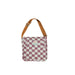 OETDLACAR-PL-P Olli Ella Carrie Convertible Changing Bag and Mat  - Plum Check