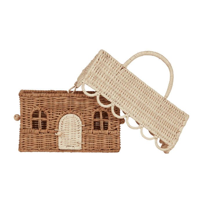 OEKTOY-CAS-NA-L Olli Ella Casa Clutch - Gingerbread