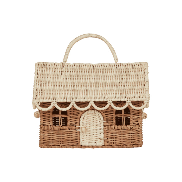 OEKTOY-CAS-NA-L Olli Ella Casa Clutch - Gingerbread