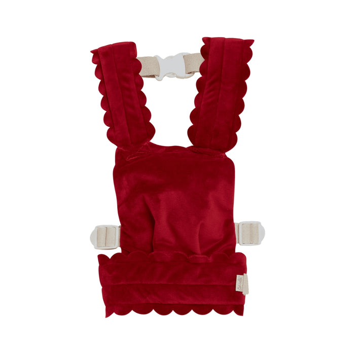 OETDLADIN-RE-O Olli Ella Dinkum Doll Carrier Petal - Red