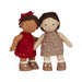 OEKDOLDIN-SG-O Olli Ella Dinkum Doll Holiday Outfit Set - 2pcs Una Dresses and Headband