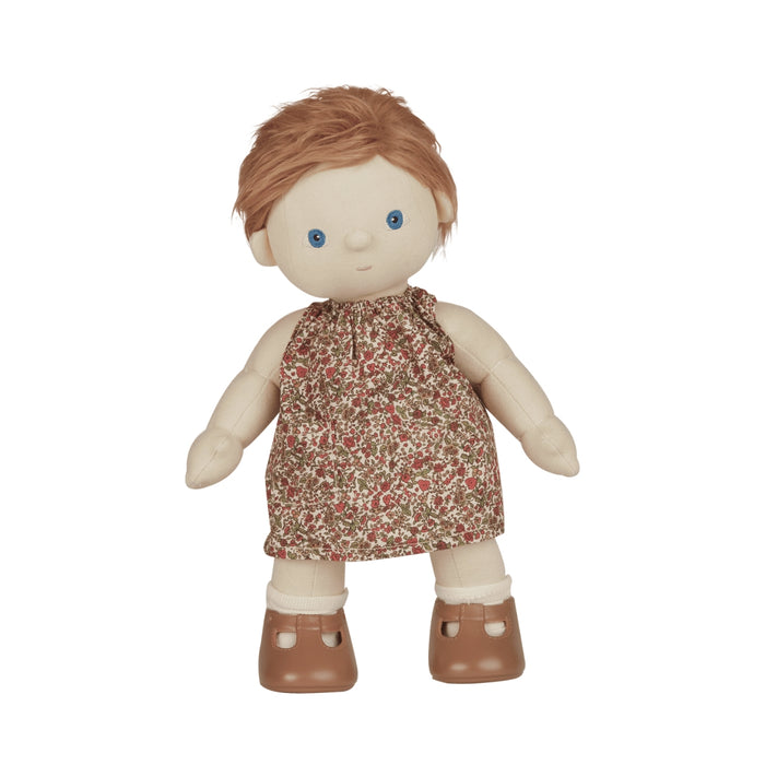 OEKDOLDIN-SG-O Olli Ella Dinkum Doll Holiday Outfit Set - 2pcs Una Dresses and Headband