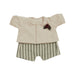 OEKDOLDIN-CR-O Olli Ella Dinkum Doll Holiday Outfit Set - Cardigan & Romper