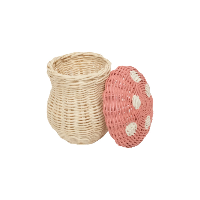 Olli Ella Porcini Basket Musk and Straw OEKDECTOB-MU-O