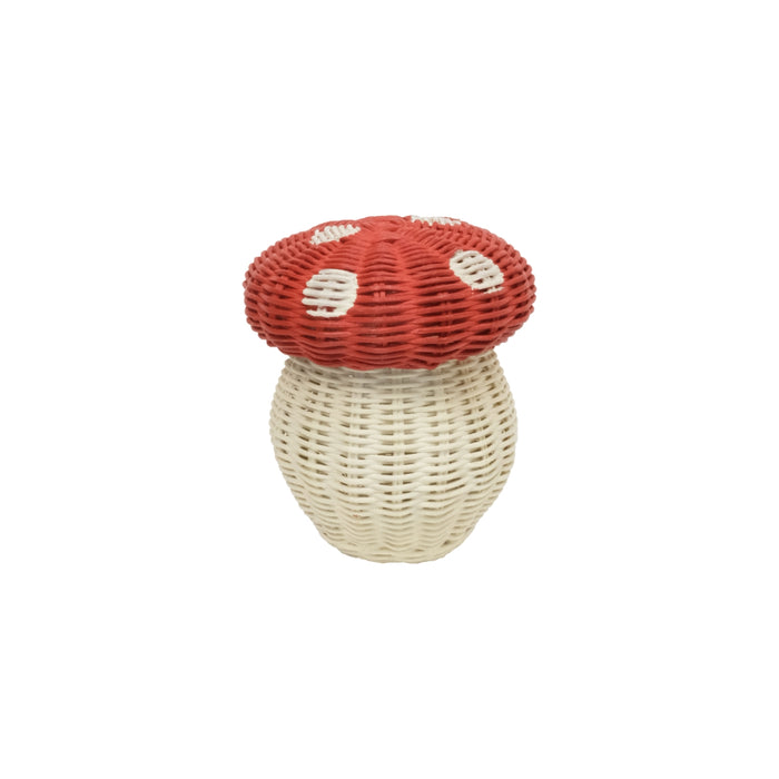 Olli Ella Porcini Basket Red and Straw OEKDECTOB-RE-O