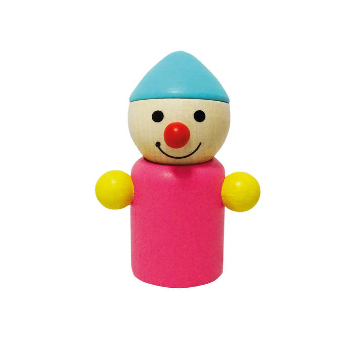 Pfingstweid Wooden Gnome Clown Peg Dolls from Australia