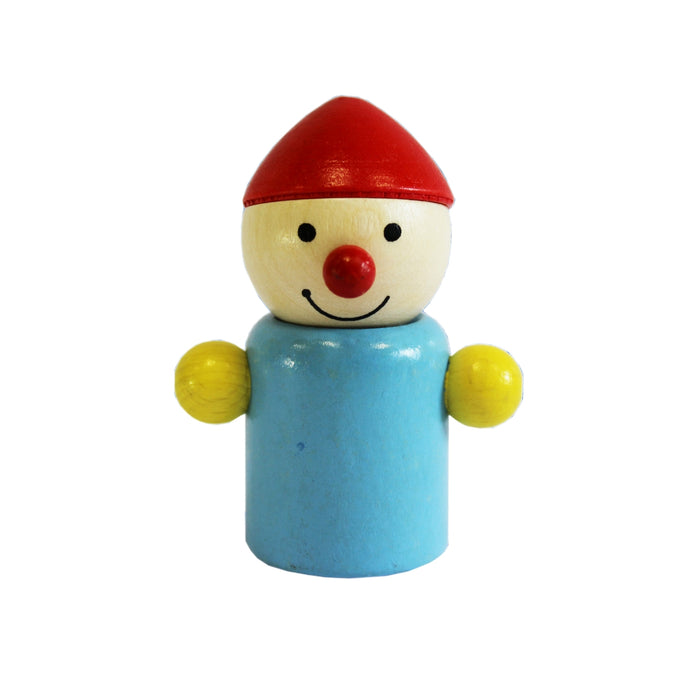 Pfingstweid Wooden Gnome Clown Peg Dolls from Australia