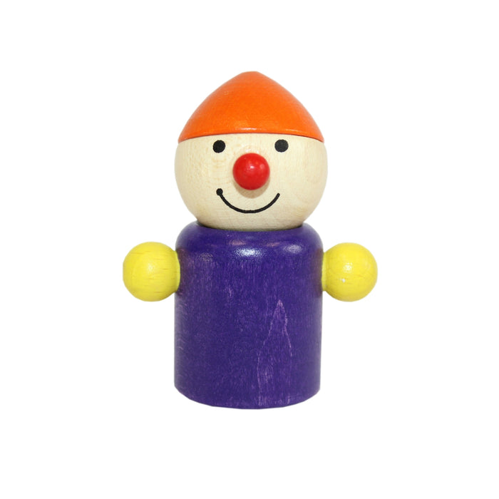 Pfingstweid Wooden Gnome Clown Peg Dolls from Australia