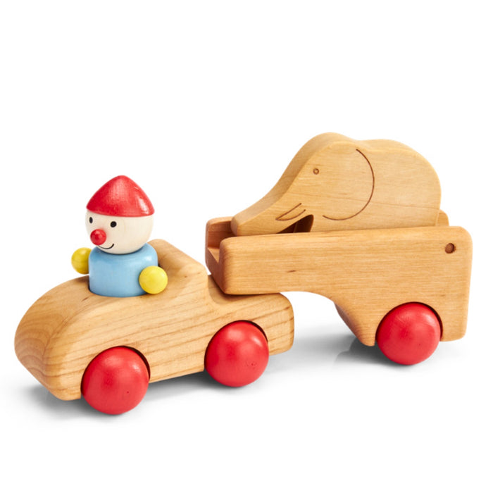 Pfingstweid German Wooden Toy Vehicle Elephant Truck from Australia