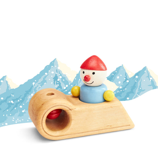 Pfingstweid German Wooden Toy Vehicle Sleigh with Bell from Australia