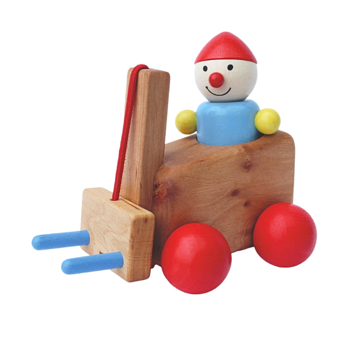 Pfingstweid German Wooden Toy Vehicle Forklift from Australia