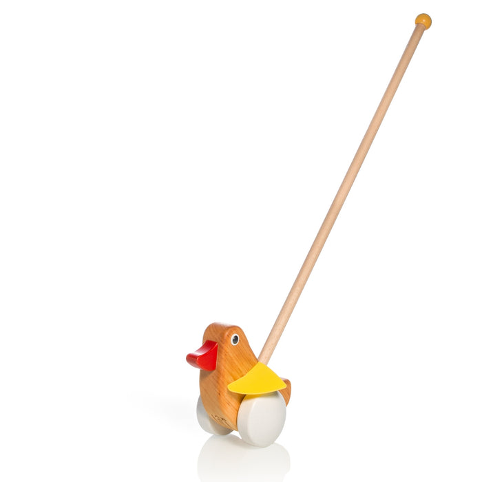 Pfingstweid German Wooden Push Along Duck from Australia