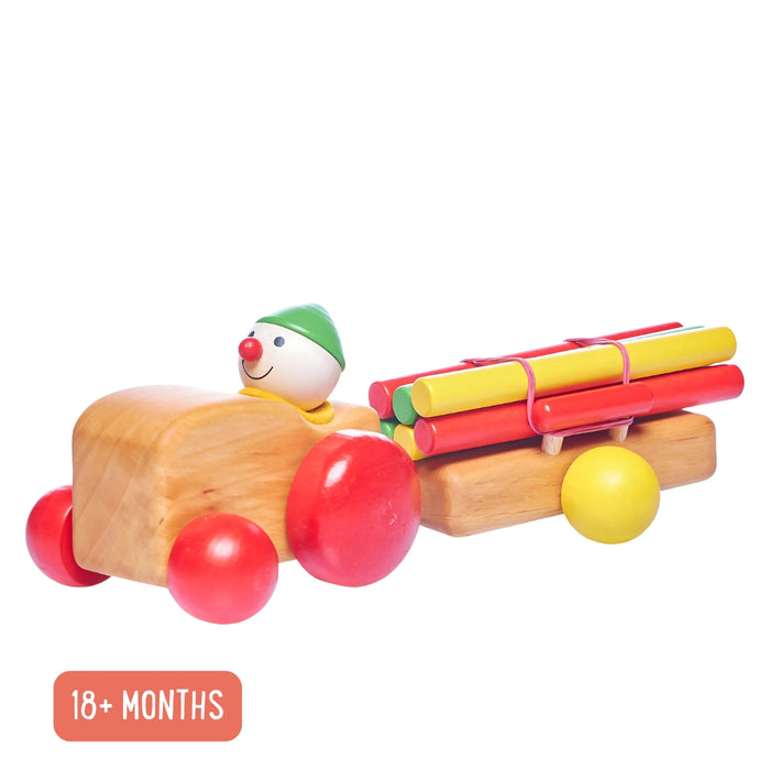 Pfingstweid German Wooden Toy Vehicle Logging Truck from Australia