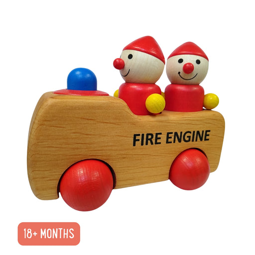 Pfingstweid German Wooden Toy Vehicle Fire Truck from Australia