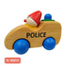 Pfingstweid German Wooden Toy Vehicle Police Car with Horn from Australia