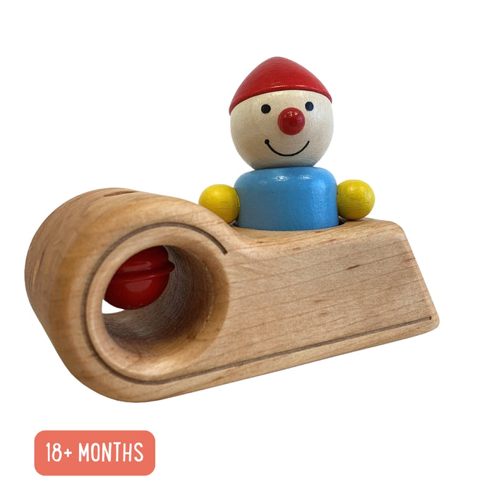 Pfingstweid German Wooden Toy Vehicle Sleigh with Bell from Australia