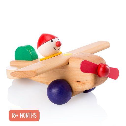 Pfingstweid German Wooden Toy Airplane for Toddlers from Australia