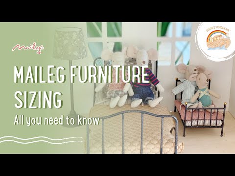 Maileg Miniature Furniture and Accessories Sizing Guide from Australia