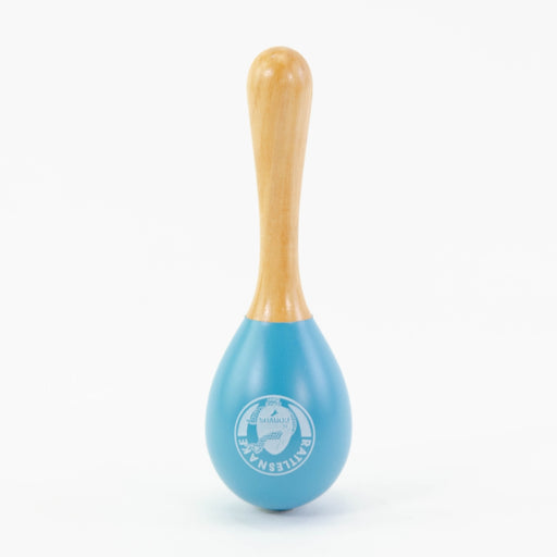 Rattlesnake Wooden Rattle Blue