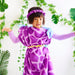 SS-3810  Sarah's Silks Animal Dress Up Headband Purple Giraffe 