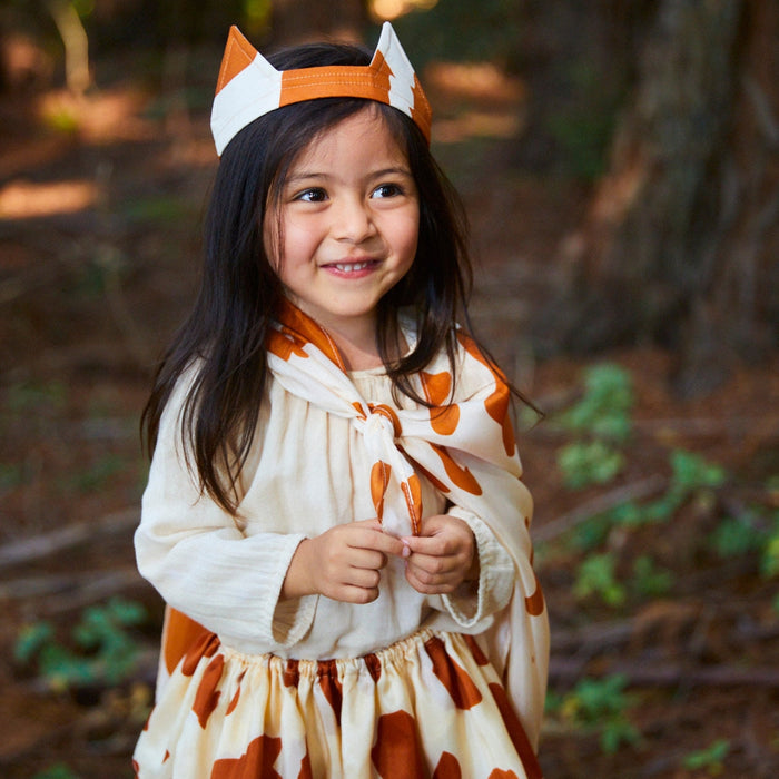 Cute Baby Girl's Animal Print Dress Kid's Pleated Long - Temu