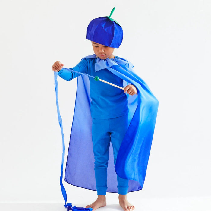 Sarah's Silks Cape - Blueberry