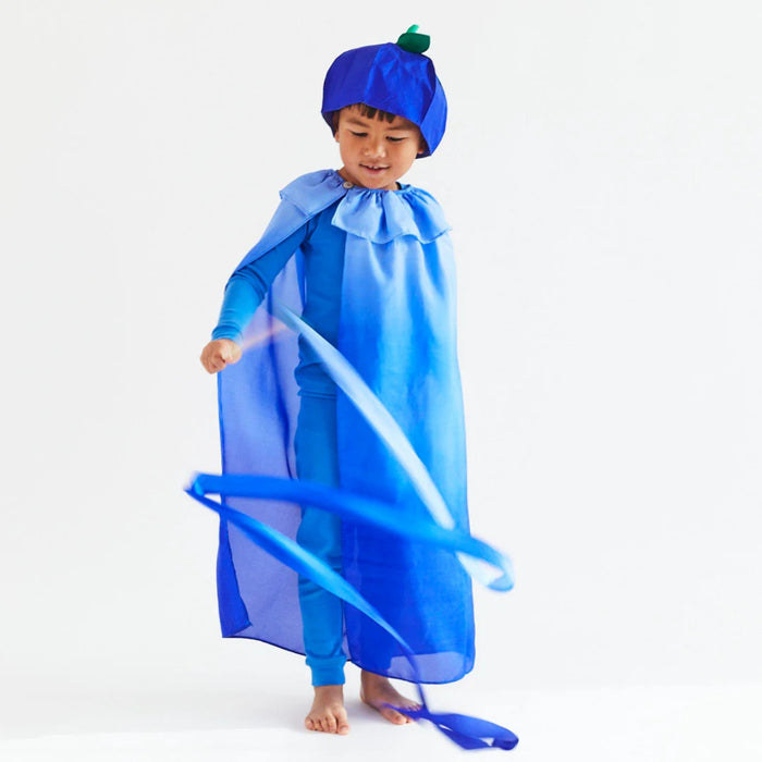 Sarah's Silks Cape - Blueberry