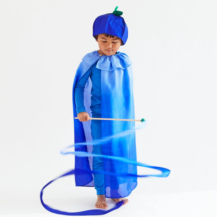 Sarah's Silks Cape - Blueberry